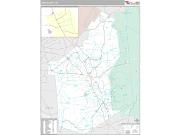 Lewis County, NY <br /> Wall Map <br /> Premium Style 2024 Map