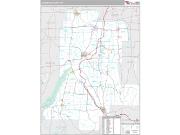 Livingston County, NY <br /> Wall Map <br /> Premium Style 2024 Map