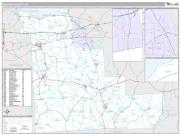 Madison County, NY <br /> Wall Map <br /> Premium Style 2024 Map