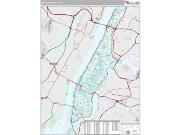 New York County, NY <br /> Wall Map <br /> Premium Style 2024 Map