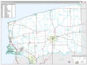 Niagara County, NY <br /> Wall Map <br /> Premium Style 2024 Map