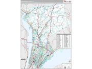 Westchester County, NY <br /> Wall Map <br /> Premium Style 2024 Map