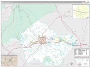 Burke County, NC <br /> Wall Map <br /> Premium Style 2024 Map