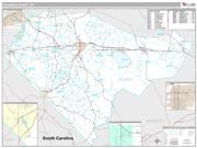Columbus County, NC <br /> Wall Map <br /> Premium Style 2024 Map
