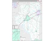 Davidson County, NC <br /> Wall Map <br /> Premium Style 2024 Map