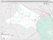 Jones County, NC <br /> Wall Map <br /> Premium Style 2024 Map