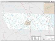 Lincoln County, NC <br /> Wall Map <br /> Premium Style 2024 Map