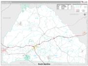 Polk County, NC <br /> Wall Map <br /> Premium Style 2024 Map