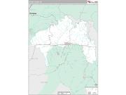 Yancey County, NC <br /> Wall Map <br /> Premium Style 2024 Map