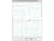 Barnes County, ND <br /> Wall Map <br /> Premium Style 2024 Map