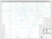 Burke County, ND <br /> Wall Map <br /> Premium Style 2024 Map