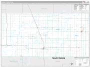 Dickey County, ND <br /> Wall Map <br /> Premium Style 2024 Map