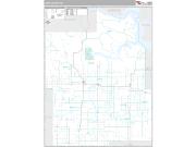 Dunn County, ND <br /> Wall Map <br /> Premium Style 2024 Map