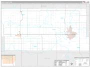 Eddy County, ND <br /> Wall Map <br /> Premium Style 2024 Map