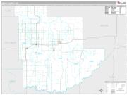 Grant County, ND <br /> Wall Map <br /> Premium Style 2024 Map