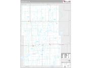 Kidder County, ND <br /> Wall Map <br /> Premium Style 2024 Map