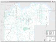 McKenzie County, ND <br /> Wall Map <br /> Premium Style 2024 Map