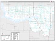 McLean County, ND <br /> Wall Map <br /> Premium Style 2024 Map