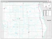 Pembina County, ND <br /> Wall Map <br /> Premium Style 2024 Map