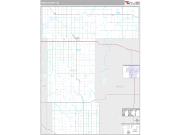Pierce County, ND <br /> Wall Map <br /> Premium Style 2024 Map