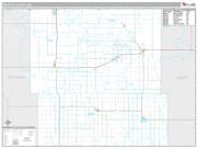 Rolette County, ND <br /> Wall Map <br /> Premium Style 2024 Map