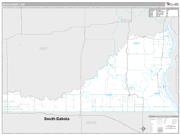 Sioux County, ND <br /> Wall Map <br /> Premium Style 2024 Map