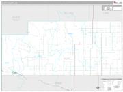 Slope County, ND <br /> Wall Map <br /> Premium Style 2024 Map