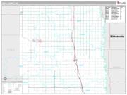 Traill County, ND <br /> Wall Map <br /> Premium Style 2024 Map