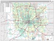 Franklin County, OH <br /> Wall Map <br /> Premium Style 2024 Map