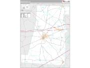 Madison County, OH <br /> Wall Map <br /> Premium Style 2024 Map