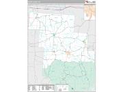 Perry County, OH <br /> Wall Map <br /> Premium Style 2024 Map