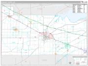 Sandusky County, OH <br /> Wall Map <br /> Premium Style 2024 Map