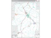 Tuscarawas County, OH <br /> Wall Map <br /> Premium Style 2024 Map