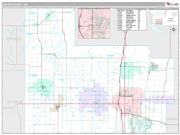 Carter County, OK <br /> Wall Map <br /> Premium Style 2024 Map