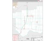 Cotton County, OK <br /> Wall Map <br /> Premium Style 2024 Map