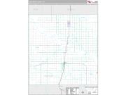 Kingfisher County, OK <br /> Wall Map <br /> Premium Style 2024 Map