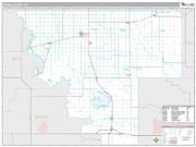 Kiowa County, OK <br /> Wall Map <br /> Premium Style 2024 Map