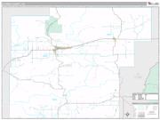 Latimer County, OK <br /> Wall Map <br /> Premium Style 2024 Map