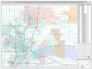 Oklahoma County, OK <br /> Wall Map <br /> Premium Style 2024 Map
