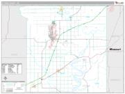 Ottawa County, OK <br /> Wall Map <br /> Premium Style 2024 Map