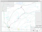 Pushmataha County, OK <br /> Wall Map <br /> Premium Style 2024 Map