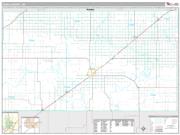 Texas County, OK <br /> Wall Map <br /> Premium Style 2024 Map