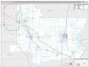 Wagoner County, OK <br /> Wall Map <br /> Premium Style 2024 Map