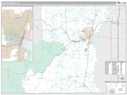 Benton County, OR <br /> Wall Map <br /> Premium Style 2024 Map