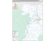 Josephine County, OR <br /> Wall Map <br /> Premium Style 2024 Map