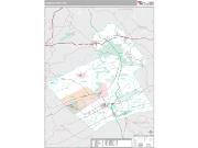 Carbon County, PA <br /> Wall Map <br /> Premium Style 2024 Map
