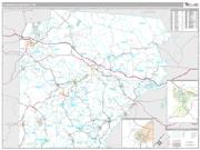 Clearfield County, PA <br /> Wall Map <br /> Premium Style 2024 Map
