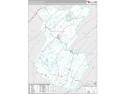 Huntingdon County, PA <br /> Wall Map <br /> Premium Style 2024 Map