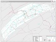 Juniata County, PA <br /> Wall Map <br /> Premium Style 2024 Map