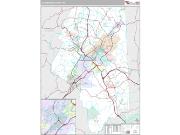 Lackawanna County, PA <br /> Wall Map <br /> Premium Style 2024 Map
